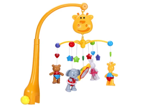 Juguete colgante musical para bebé, jirafa, cuna, cama de bebé, juguete Bell (H3691077)