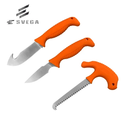 Los más vendidos Juego de cuchillos de caza para herramientas al aire libre Juego de cuchillos de hoja fija