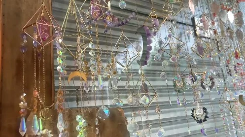 Colgante de cristal de loto exquisito de moda 2023, atrapasol de cristal K9, iluminación colgante, decoración de habitación Gj